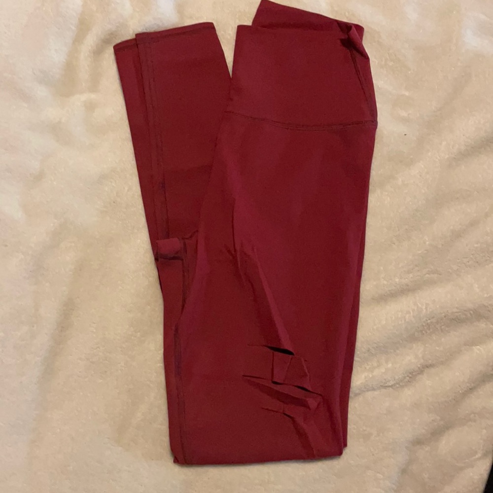 Alo High Waist Ripped Warrior leggings